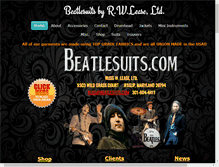 Tablet Screenshot of beatlesuits.com